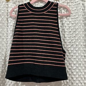 Victoria’s Secret Striped Sleeveless Knit Top